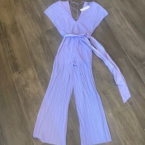 Alice & Olivia lilac lavender color jumpsuit